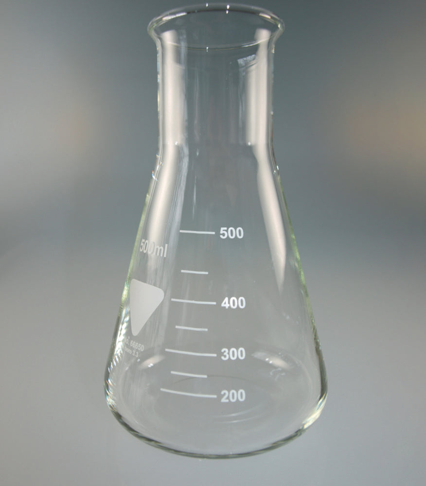 Glass Erlenmeyer wide neck flasks 100ml