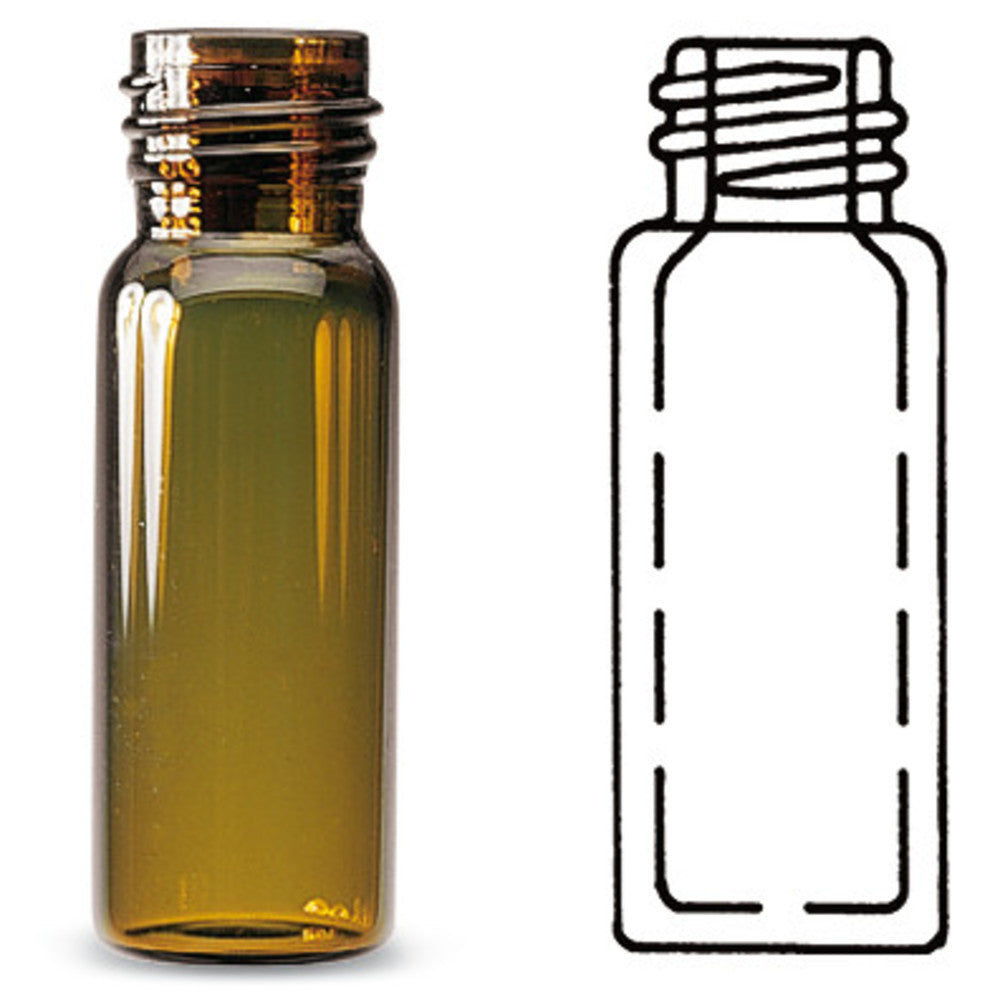 Sample vials ROTILABO® 2 ml with thread, Brown glass