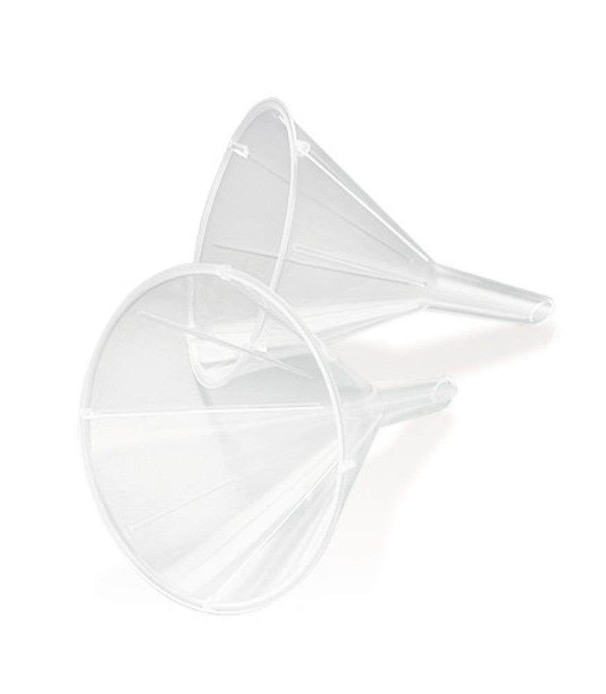 ROTILABO® disposable clear plastic funnels - 55mm