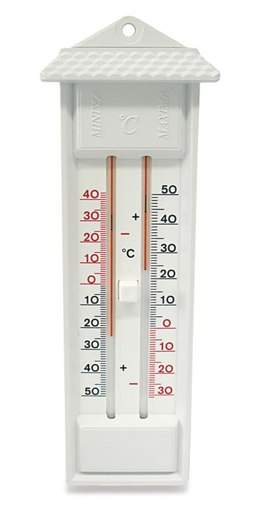 Maximum/minimum thermometer environmentally friendly, plastic
