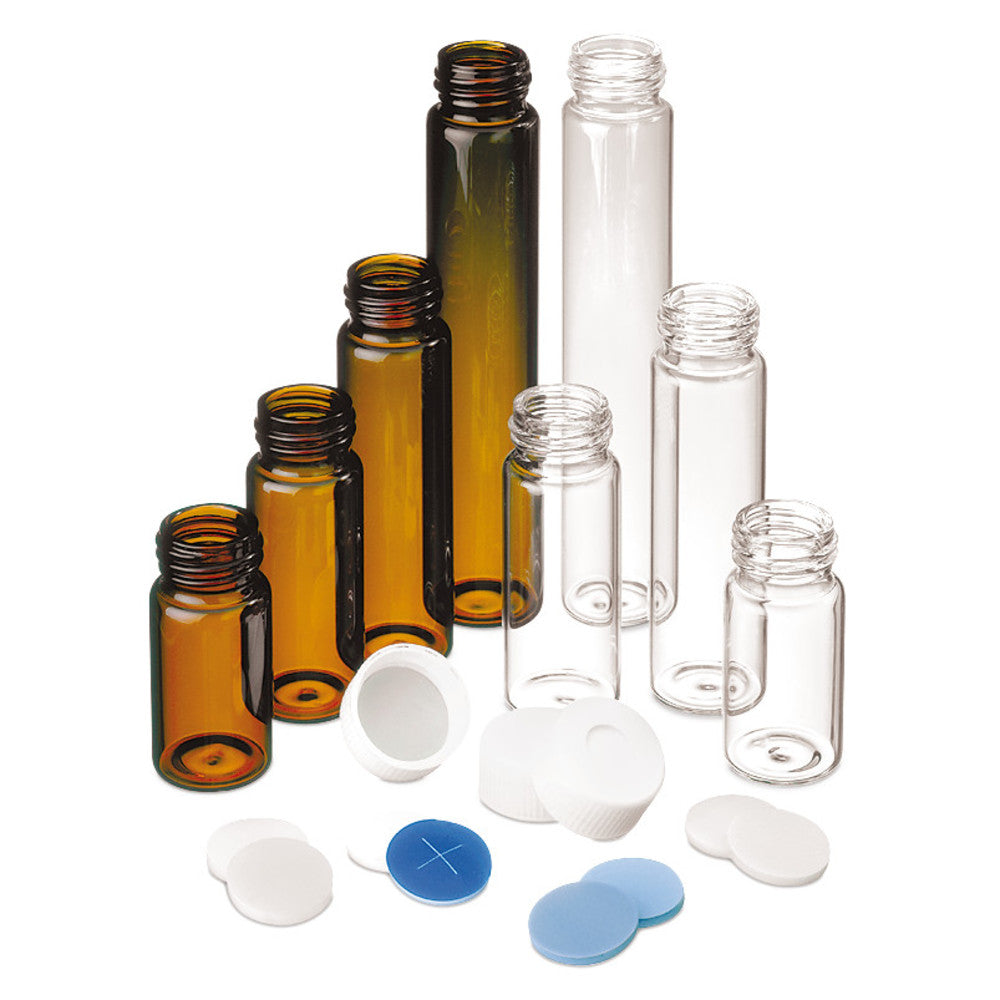 Sample vials ROTILABO® with thread ND24 (EPA), Brown glass
