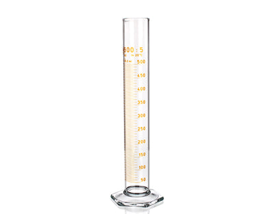 Glass measuring cylinder with hex base, Class B, 250ml - Simax