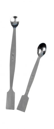 Spatula, spoon end, stainless steel, 150mm