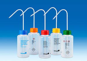 VITsafe™ safety wash bottles, wide-mouth