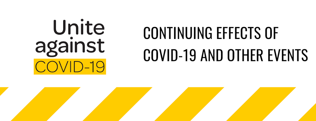 Outlining the effects of COVID-19 and other events