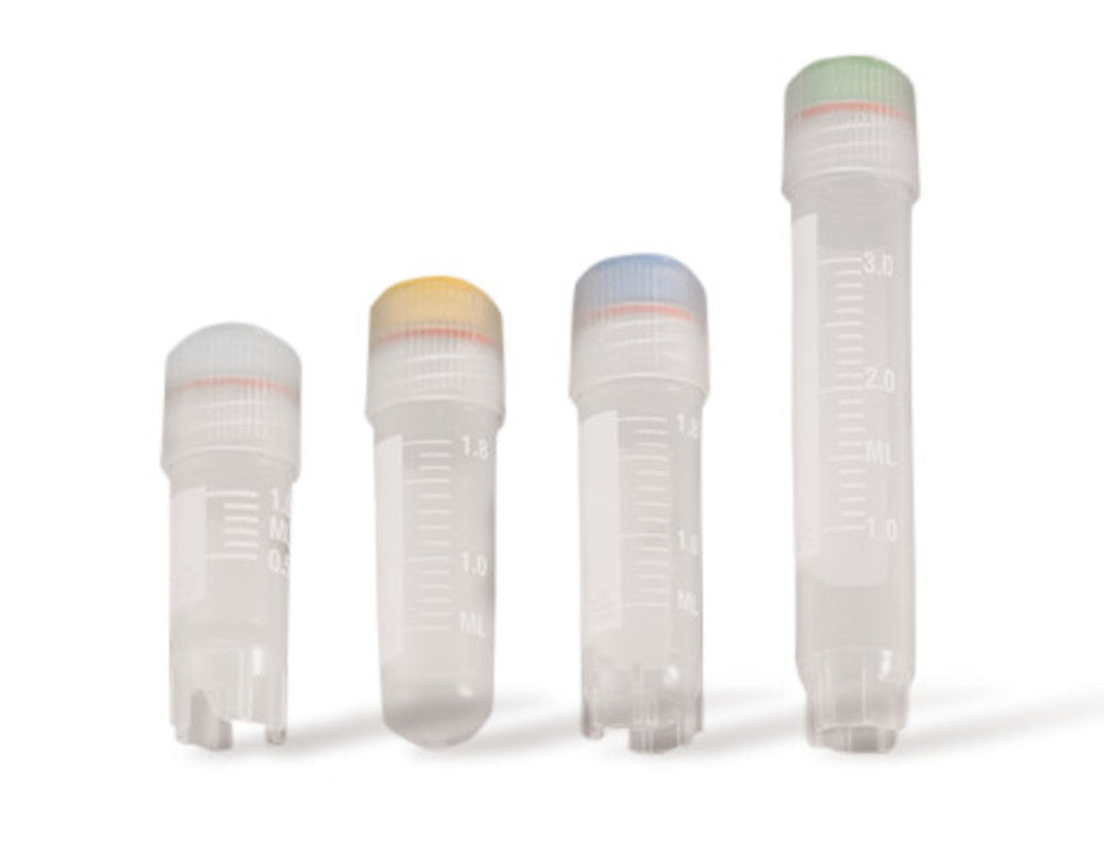 Sterile cryogenic vials