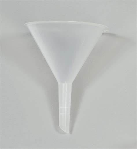 Funnels, plastic