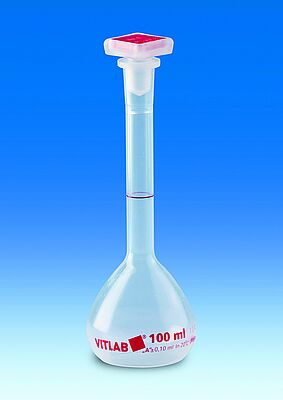 Volumetric flasks, PMP, Class A with NS stoppers