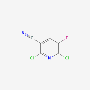 2,6-dichloro-5-fluoropyridine-3-carbonitrile