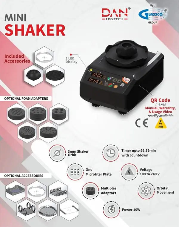 Digital Mini Shaker/Vortexer