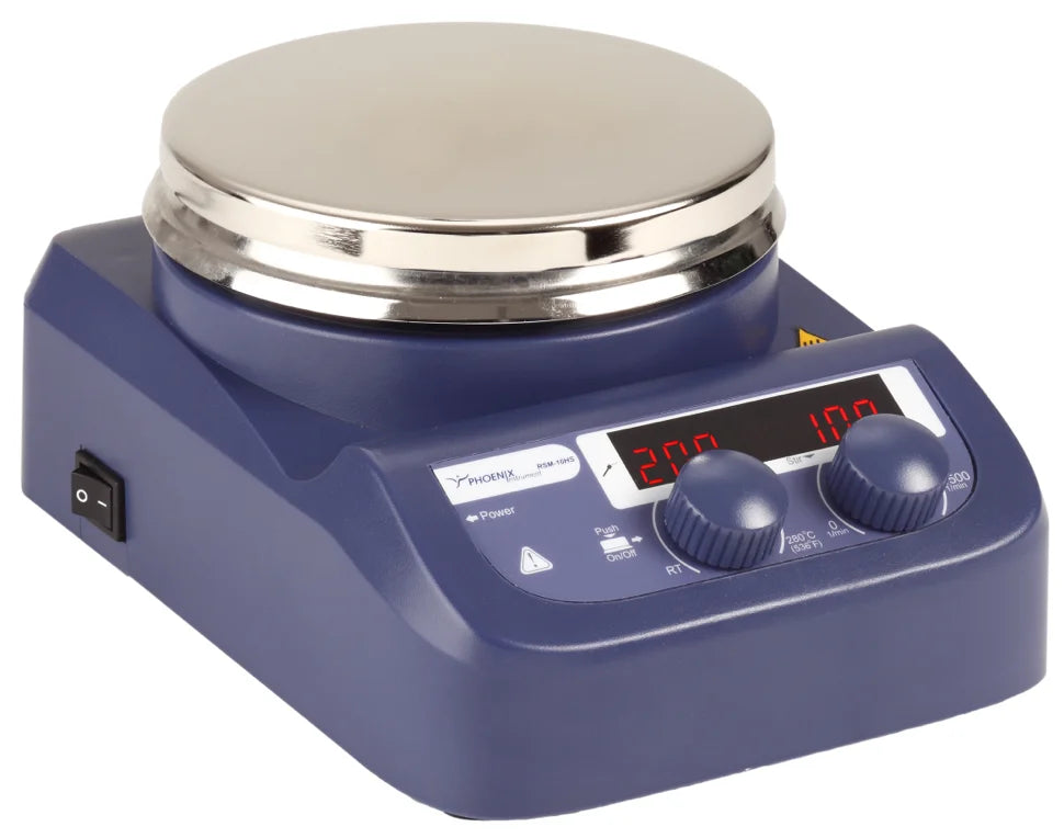 Hotplate/stirrer, stainless steel plate